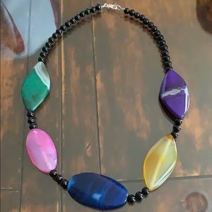 Multi gemstone necklace
